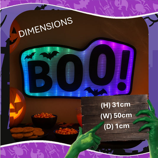 50cm Coralite Boo Sign