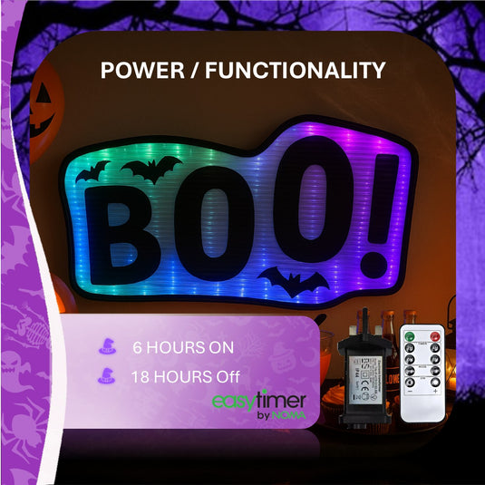 50cm Coralite Boo Sign
