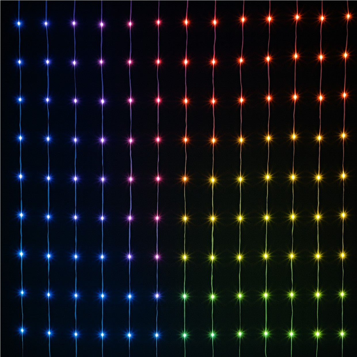 2.5M Spectrum Digital Remote Control Curtain Light