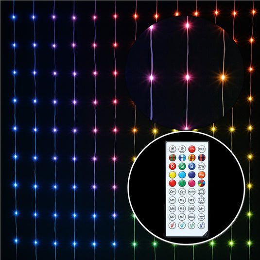 2.5M Spectrum Digital Remote Control Curtain Light