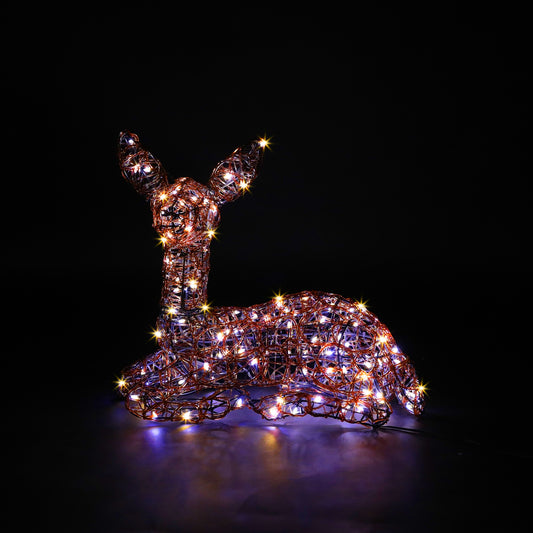 Copper Acrylic Resting Fawn