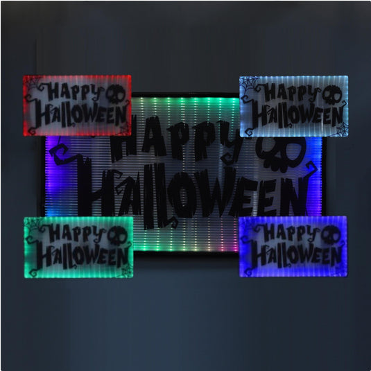 70cm Coralite Happy Halloween Spooky Sign