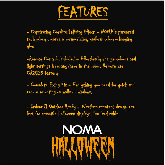 70cm Coralite Happy Halloween Spooky Sign