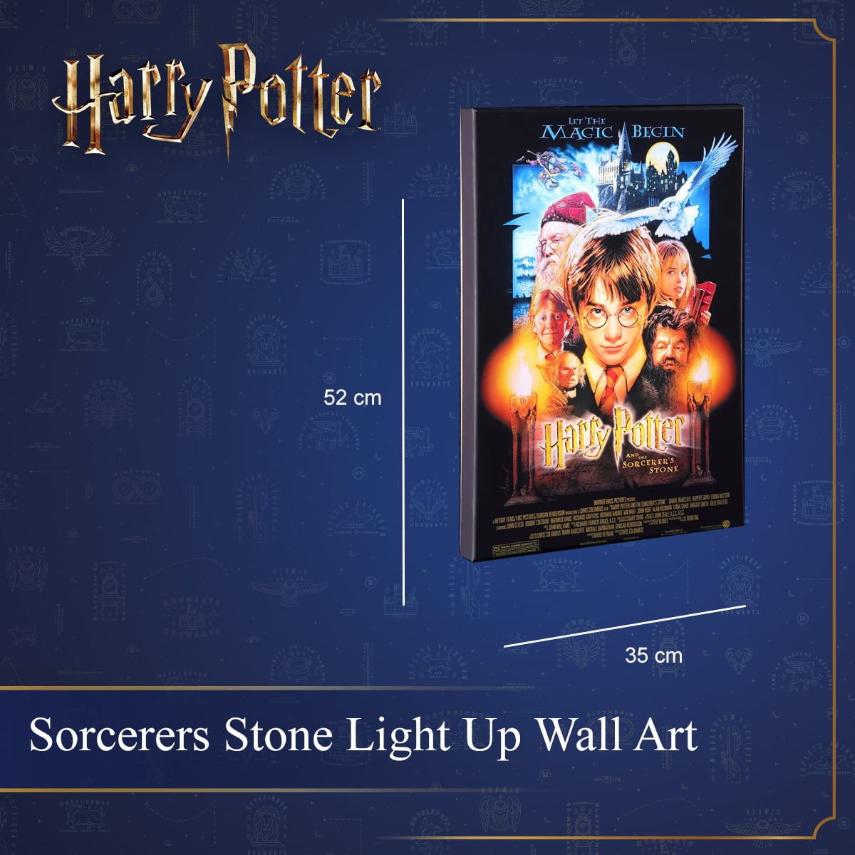 Harry Potter - Sorcerers Stone Light Up Wall Art