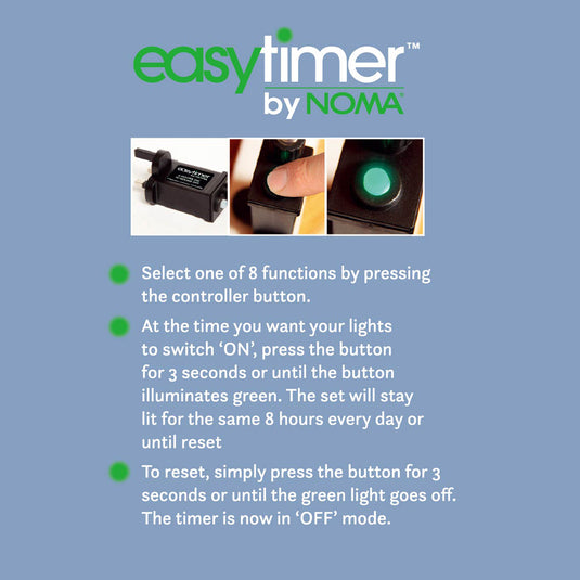 1500 Warm White Multifunction Decor Tree Lights With Green Cable