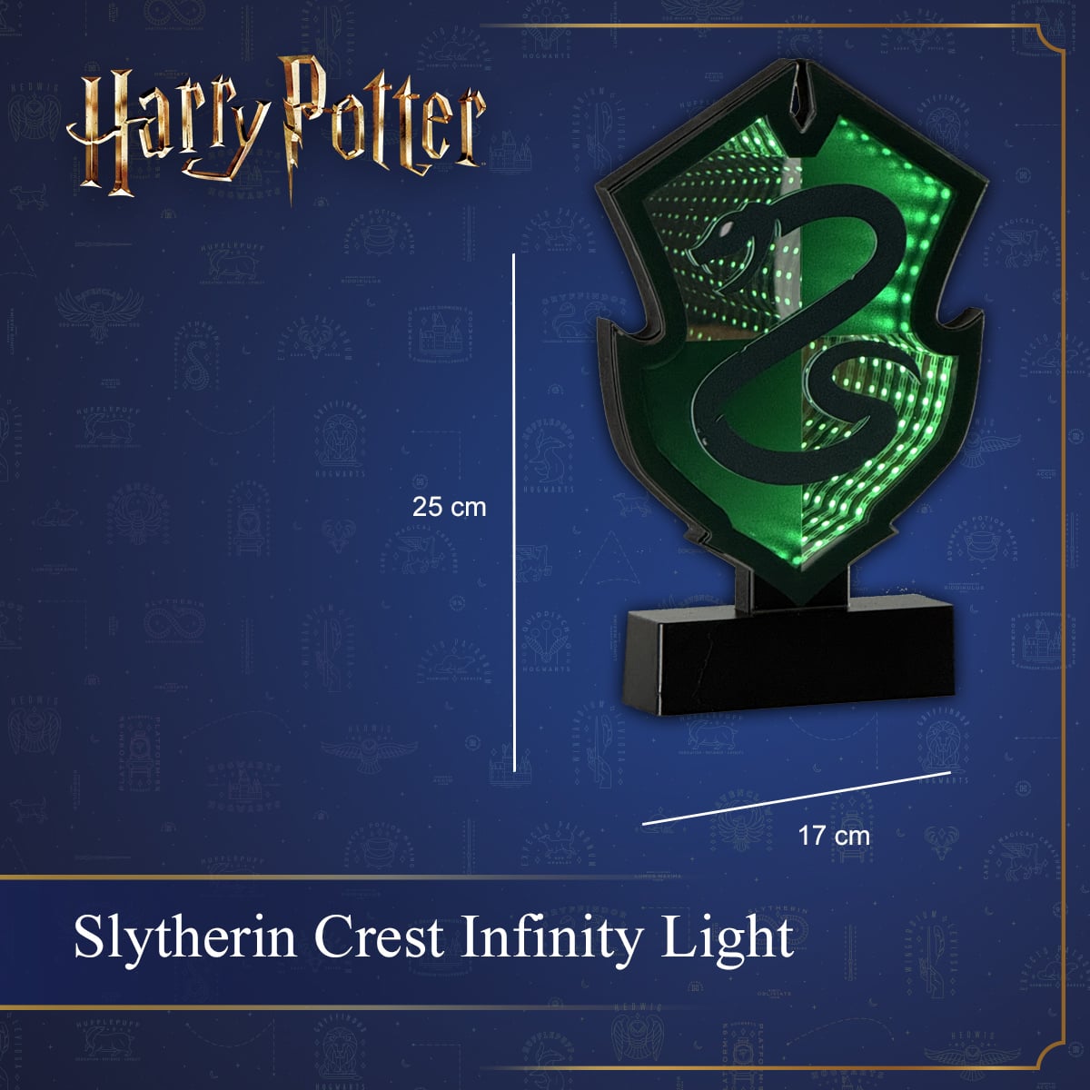 Harry Potter - Slytherin Crest Infinity Light