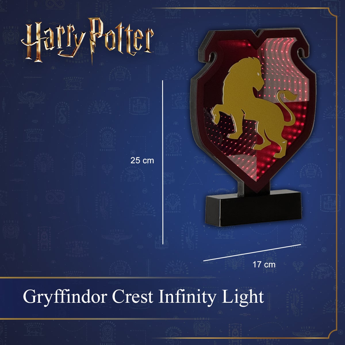 Harry Potter - Gryffindor Crest Infinity Light