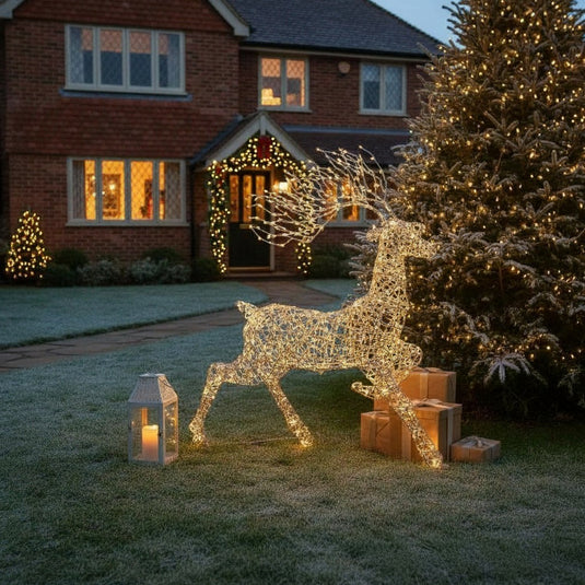 Grey Duo Bulb Rattan Woburn Stag