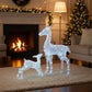 90CM Iridescent Richmond Deer & Fawn