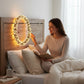 60cm Warm White Berry Wreath - 700 LEDs