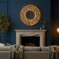 75cm Micro Wire Wreath - 720 Antique White LEDs