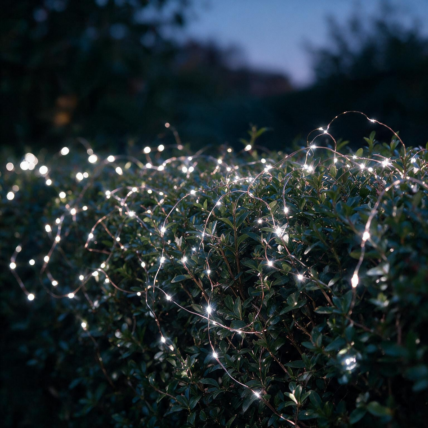 White Micro Wire String Lights