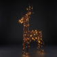 1.17M Brown Rattan Standing Deer