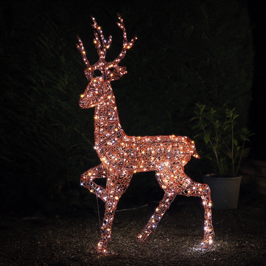 Copper Acrylic Duo Bulb Richmond Stag