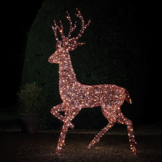 Copper Acrylic Duo Bulb Highland Stag