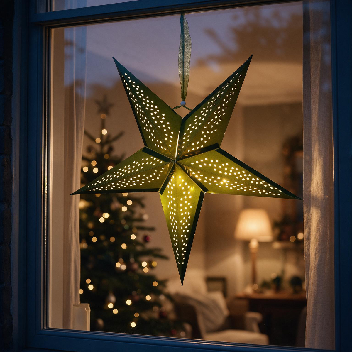 40CM Green North Star