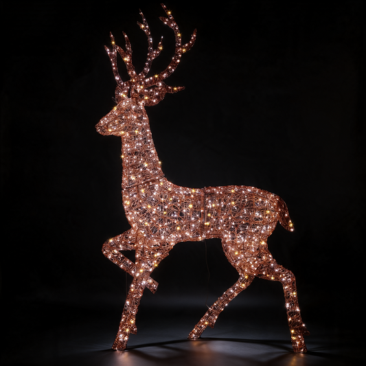 Copper Acrylic Duo Bulb Highland Stag