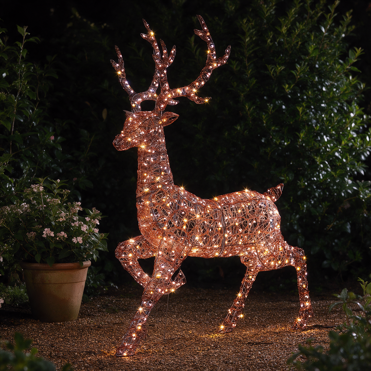 Copper Acrylic Duo Bulb Woburn Stag