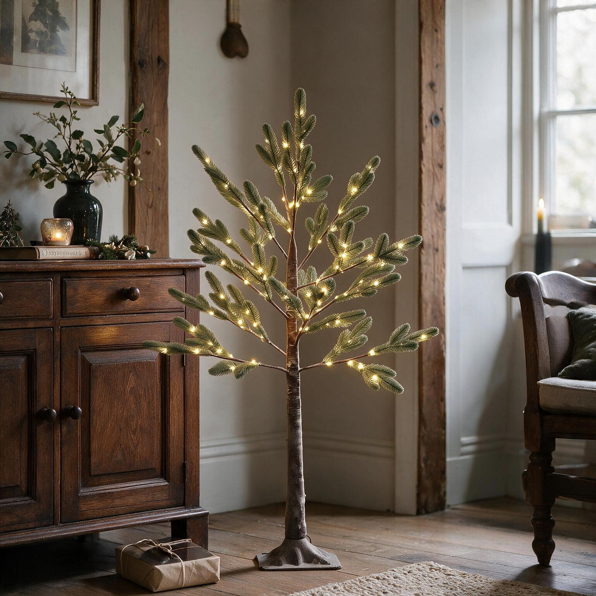 Frosted Fir Twig Trees