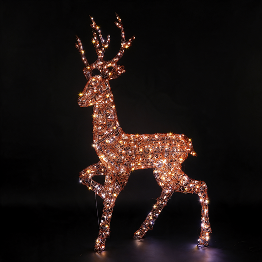 Copper Acrylic Duo Bulb Richmond Stag