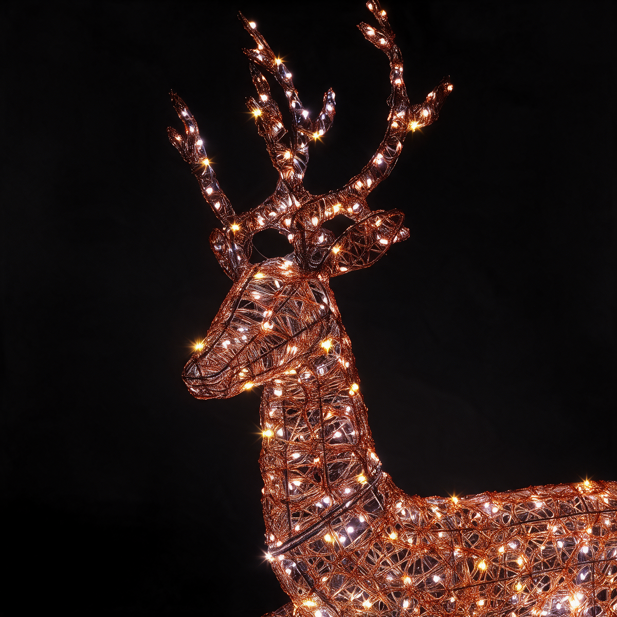 Copper Acrylic Duo Bulb Richmond Stag