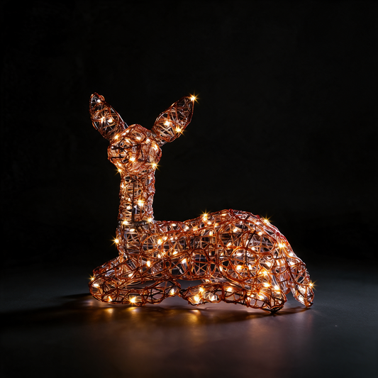 Copper Acrylic Resting Fawn