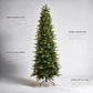 7.5' Warm White Pre-Lit Slim St. Moritz
