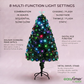 Zodiac Green Tree With Fibre Optic Strands