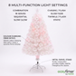 Snow White Carousel Fibre Optic Tree