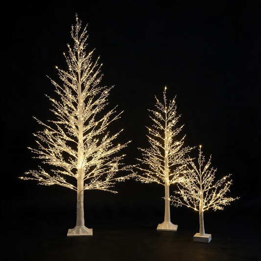 White Berry Twig Trees