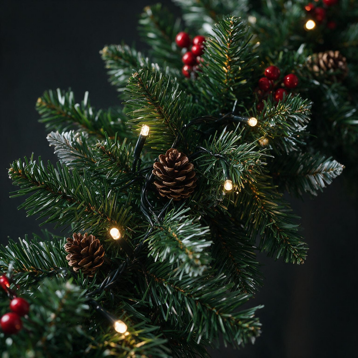 Berry & Cones Garland