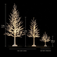 White Berry Twig Trees