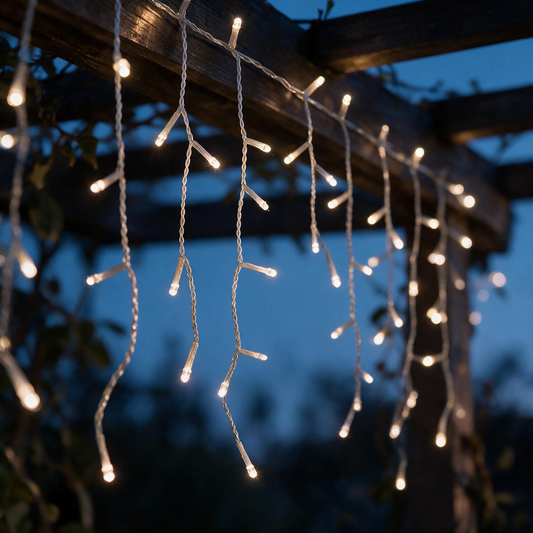 Warm White Iicicle Lights