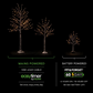 Frosted Red Berry Twig Trees