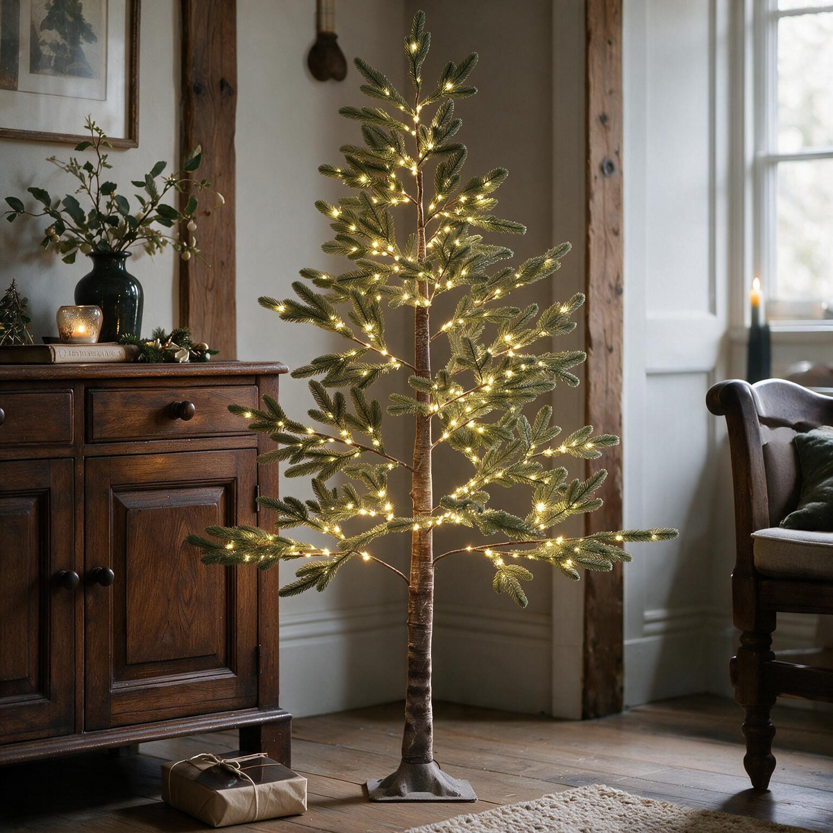 Frosted Fir Twig Trees