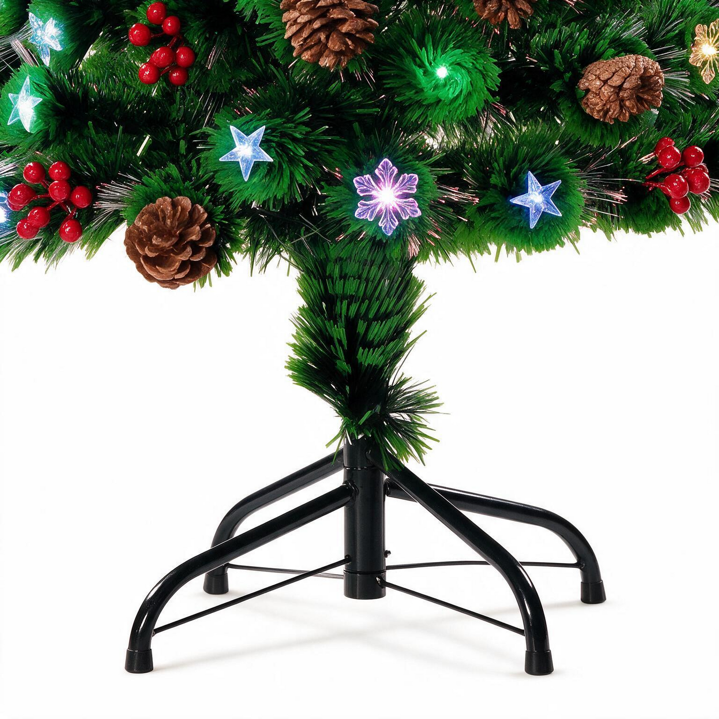 1.5M Blenheim Green Tree With Berries & Cones