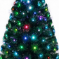 Zodiac Green Tree With Fibre Optic Strands