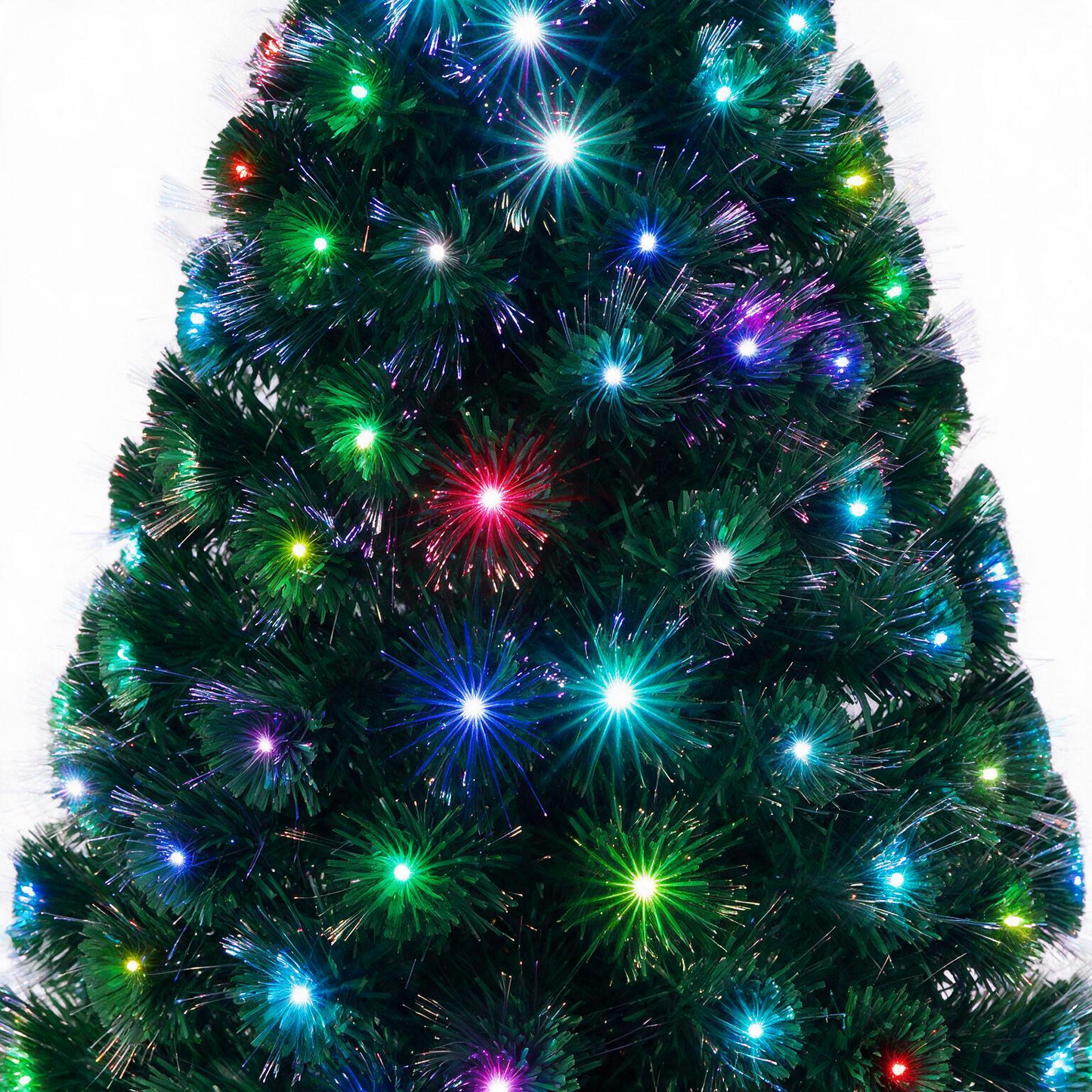 Zodiac Green Tree With Fibre Optic Strands