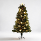 Snowball Downswept Tree With Red Berries & White Baubles