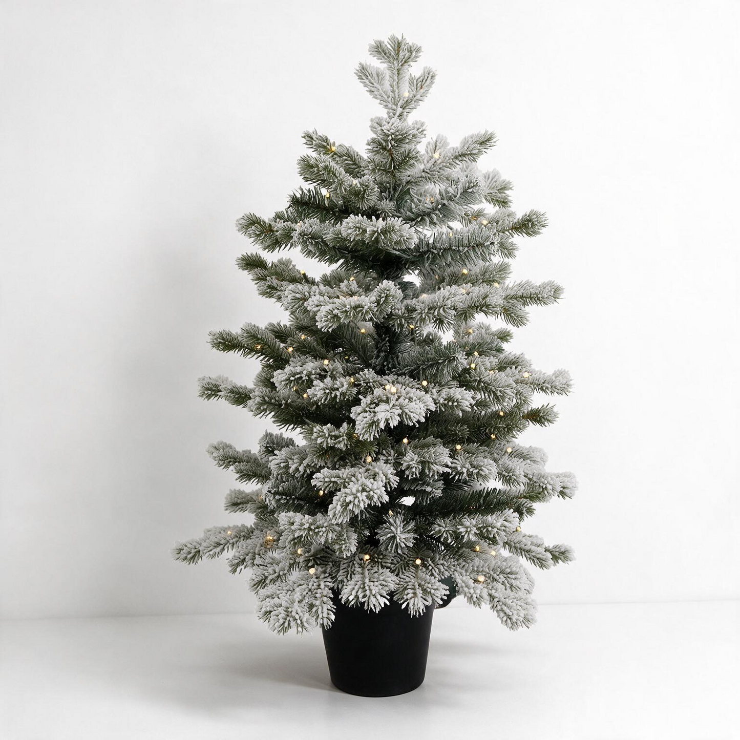 3' LAKELAND SNOWMELT FIR PRE LIT POTTED TREE