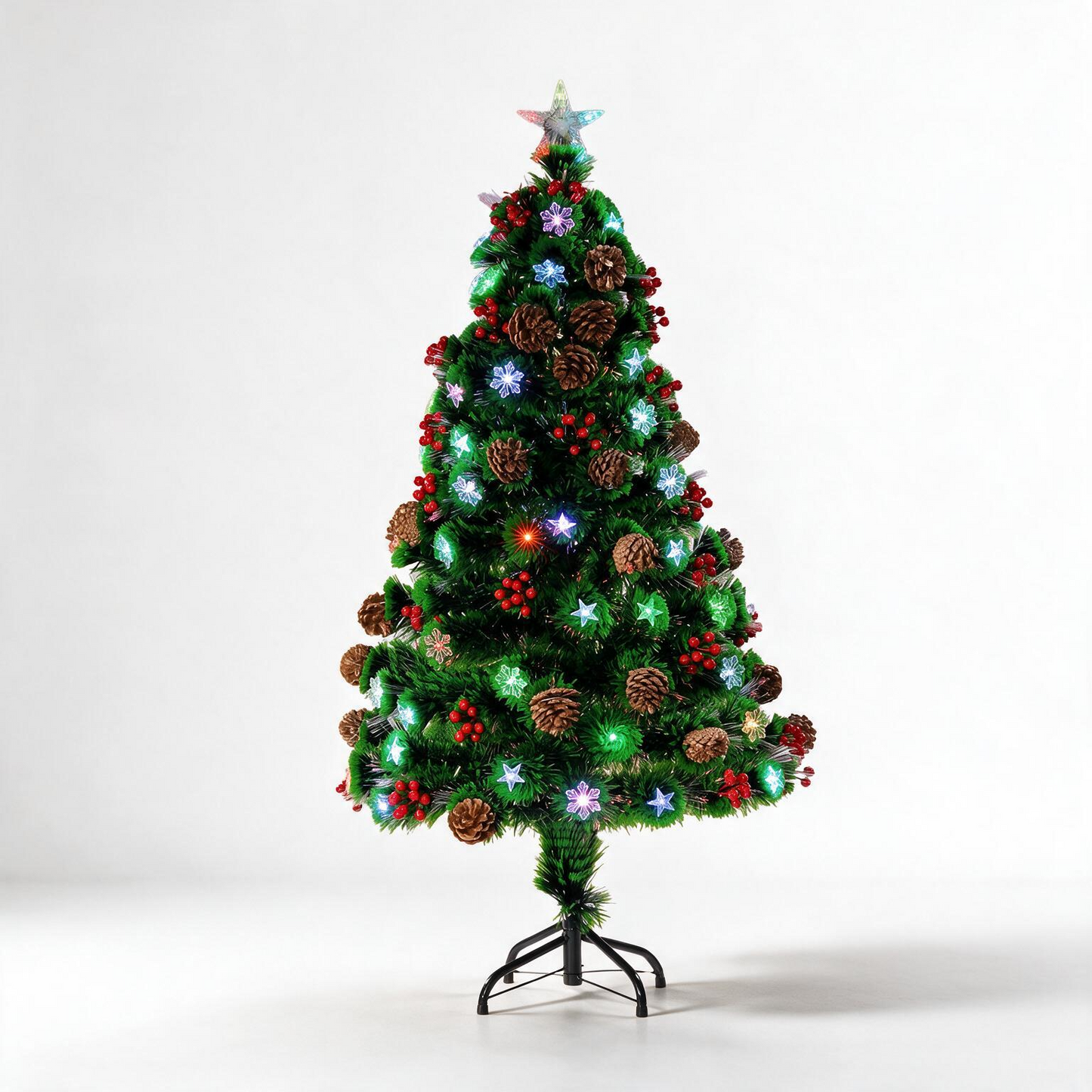 1.5M Blenheim Green Tree With Berries & Cones