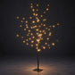 1.2M Warm White Windswept Black Tree - 108 LEDs