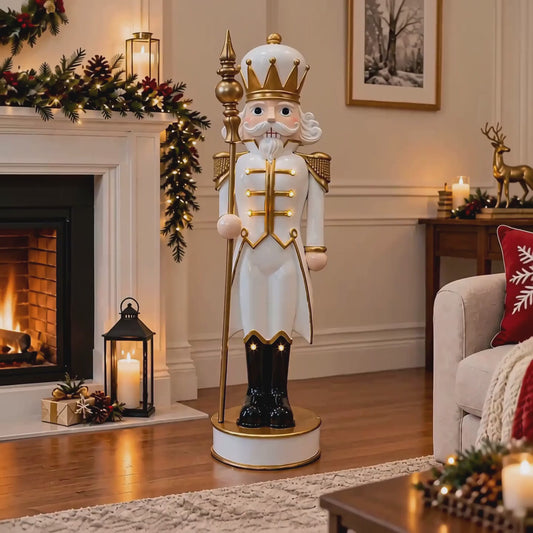 1.2M White Musical Nutcracker