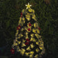 90CM Wimpole Tree With Velvet Poinsettia & Red & Gold Baubles