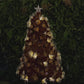 Copper Starburst Tree With Stars & Baubles