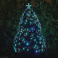 Zodiac Green Tree With Fibre Optic Strands