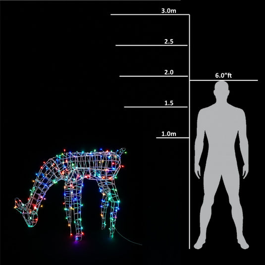 59 cm Spectrum Flexi Wire Grazine Deer