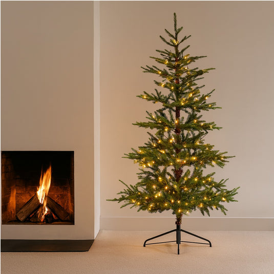 7' Pre-Lit Nordman Fir