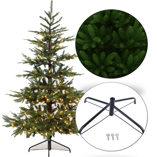 7' Pre-Lit Nordman Fir
