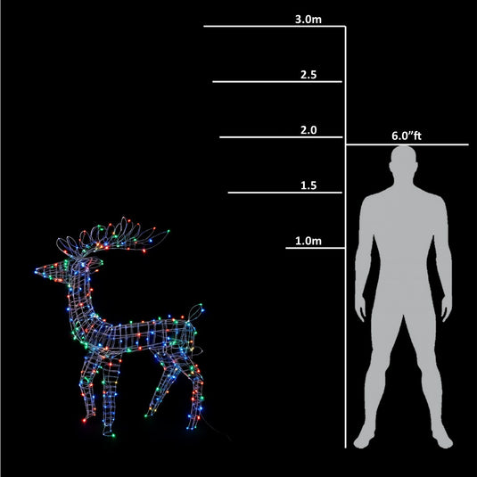1.2M Spectrum Flexi Wire Standing Deer
